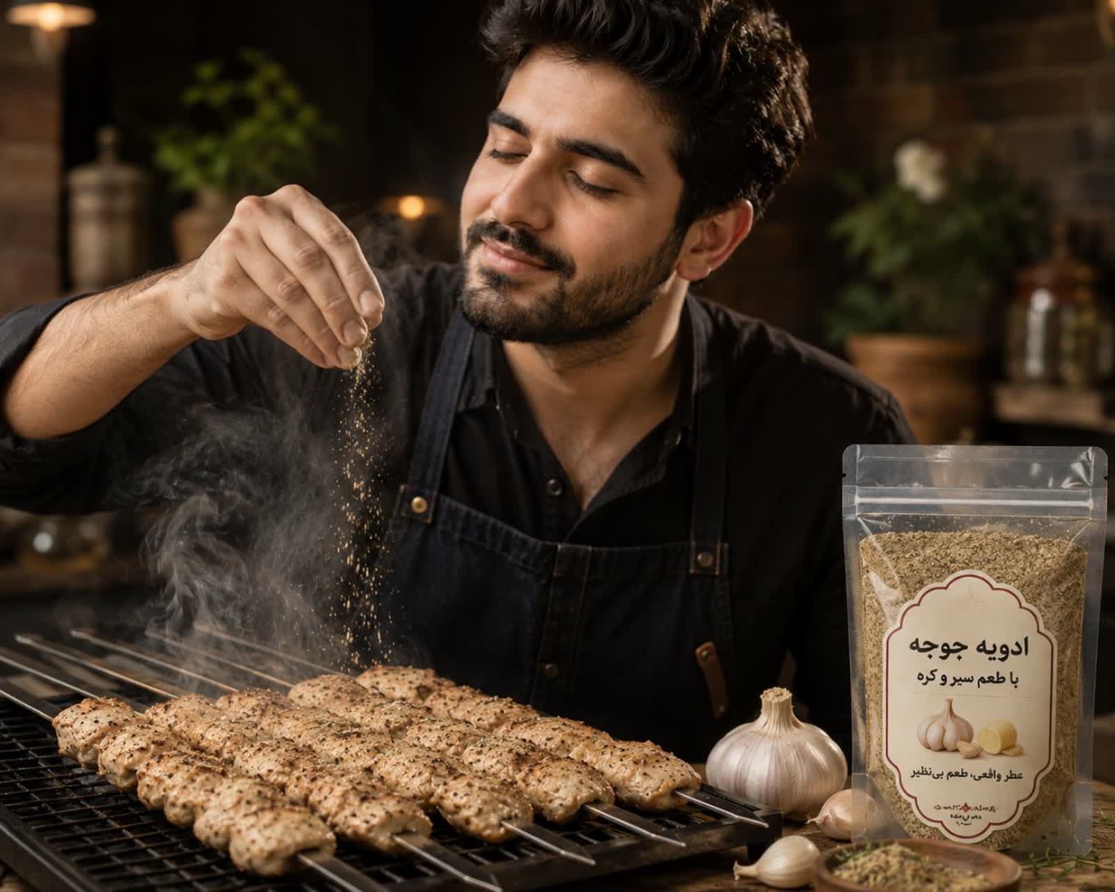 ادویه جوجه با طعم سیر وکره