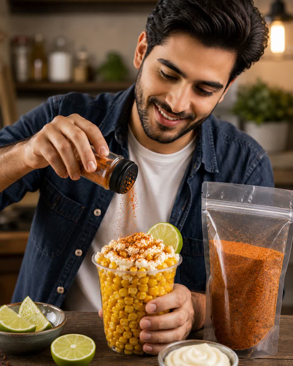 ادویه مخصوص ذرت مکزیکی